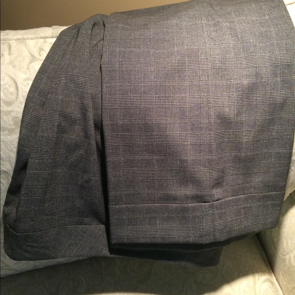 Gray check pants sz 12